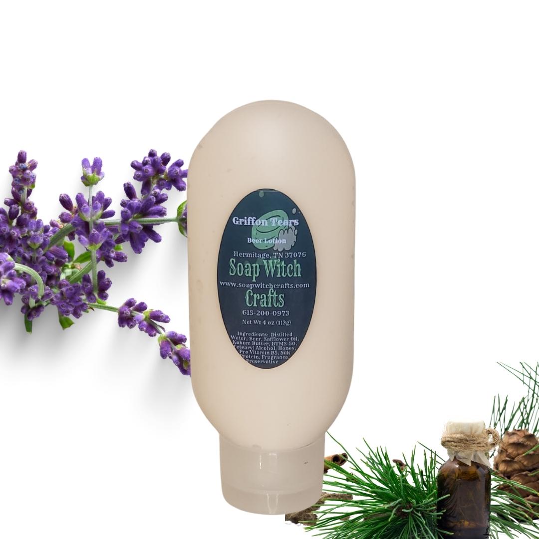 Griffon Tears Beer Lotion - Amethyst Arbor | Soap Witch Crafts