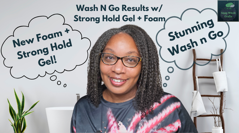 Wash Day Routine: New Hair Foam + Strong Hold Gel for Defined Curls!