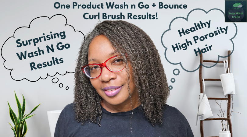 Bounce Curl Brush on Type 4 Hair: One Product Wash n Go!