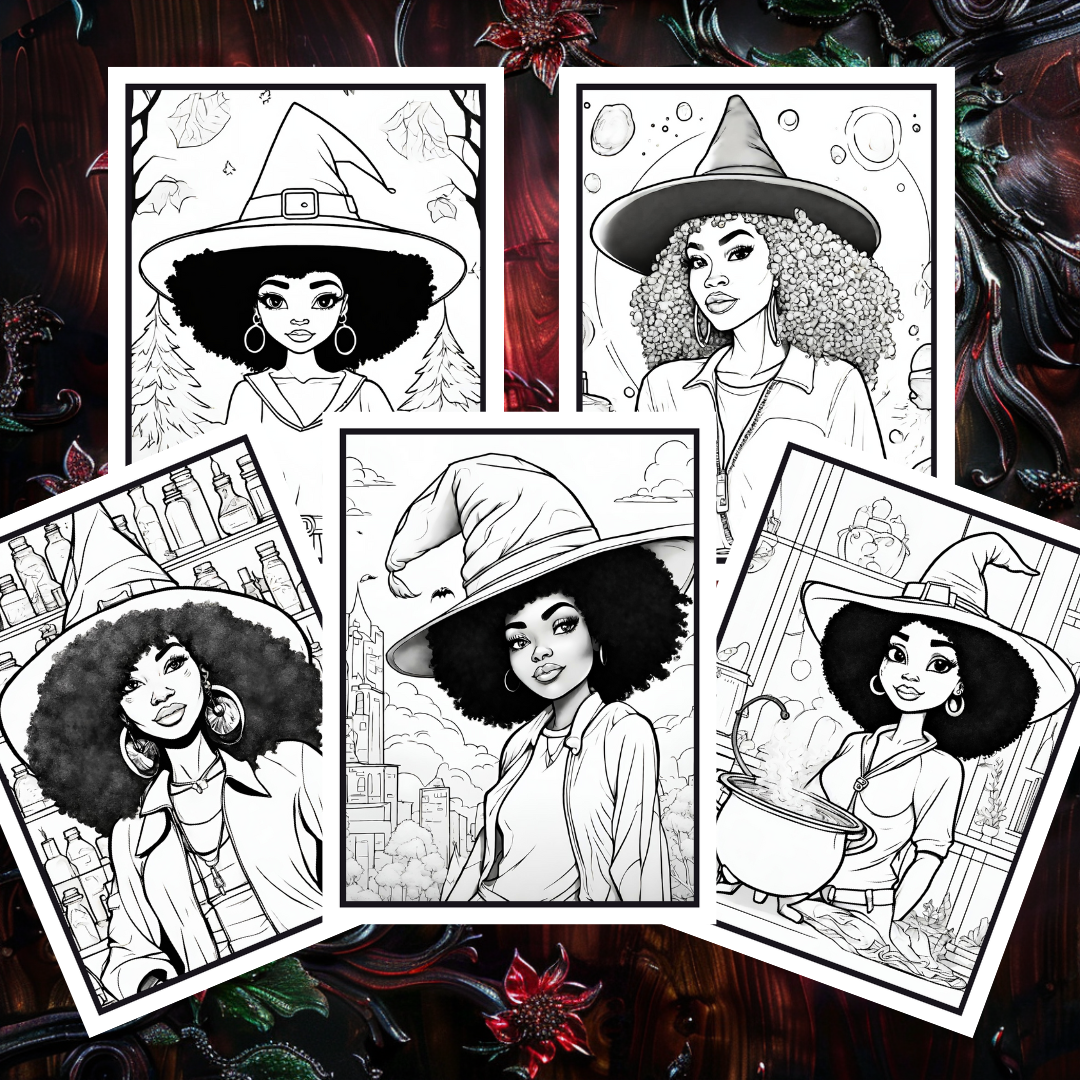 Soap Witch Adventures Vol. 1 - 50 Printable Coloring Pages - 0