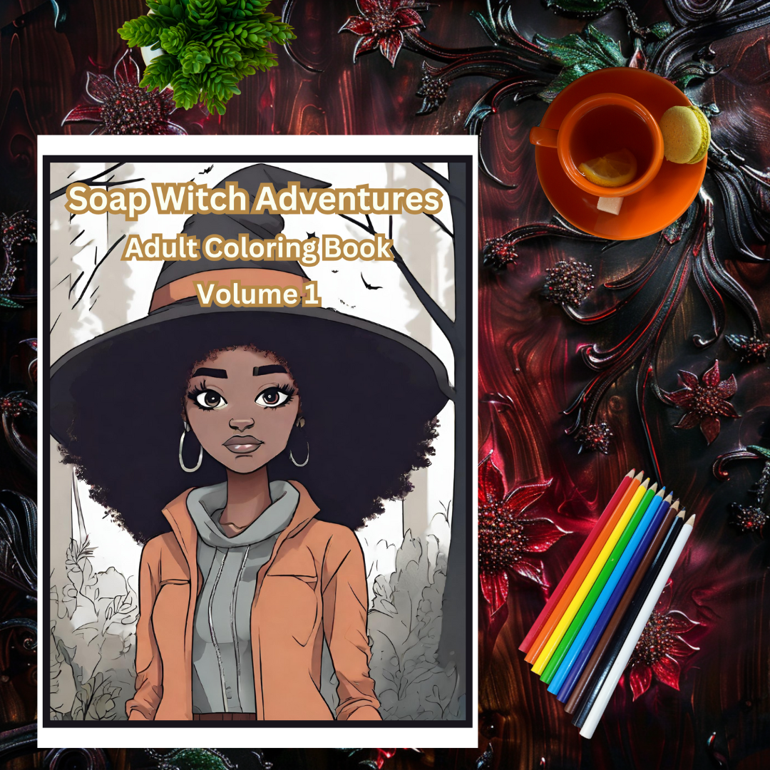 Soap Witch Adventures Vol. 1 - 50 Printable Coloring Pages