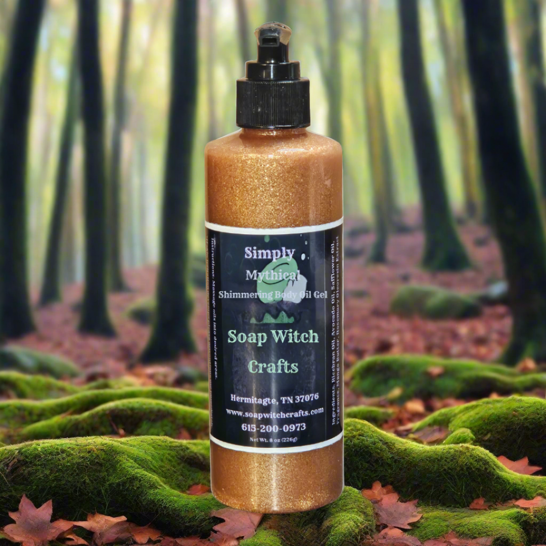 Simply Mythical Shimmering Body Oil Gel - Jasmine Jungle