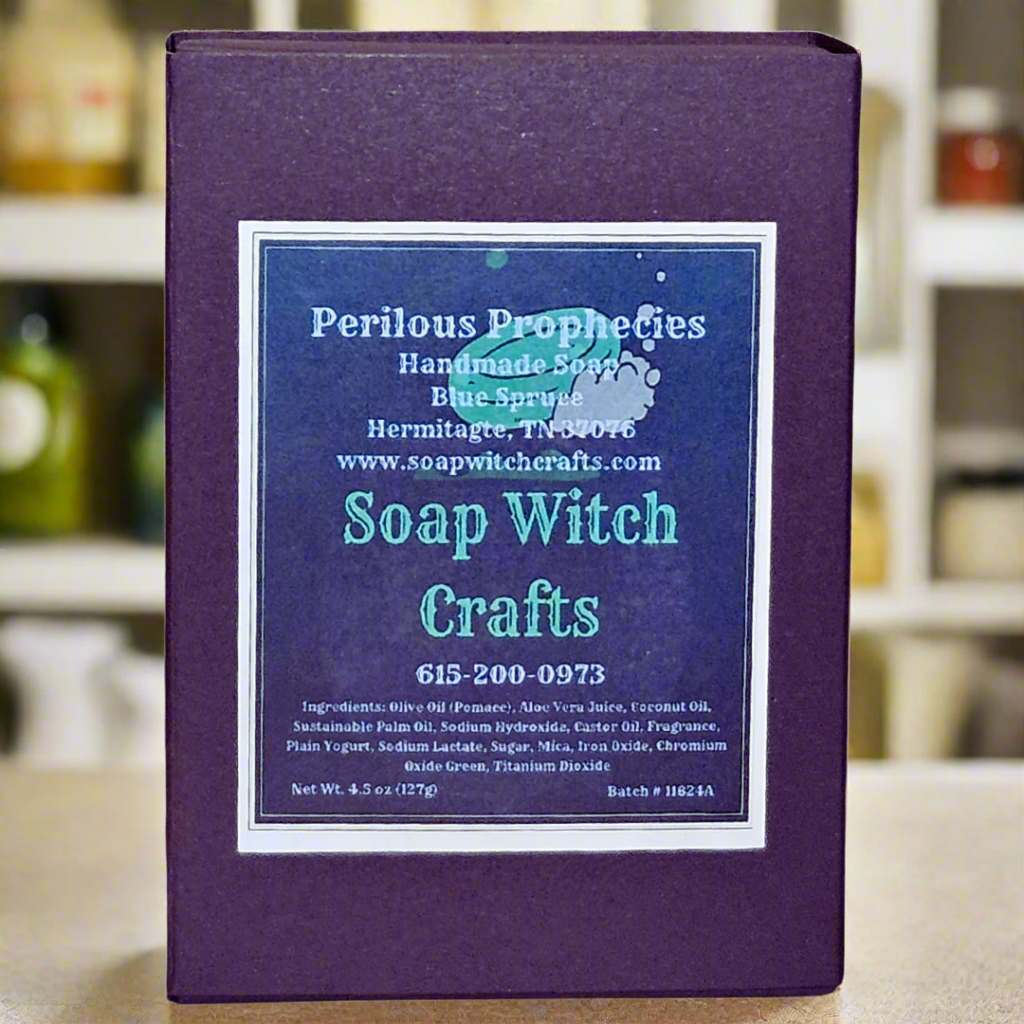 Perilous Prophecies Aloe Vera Bar Soap - Blue Spruce - 0