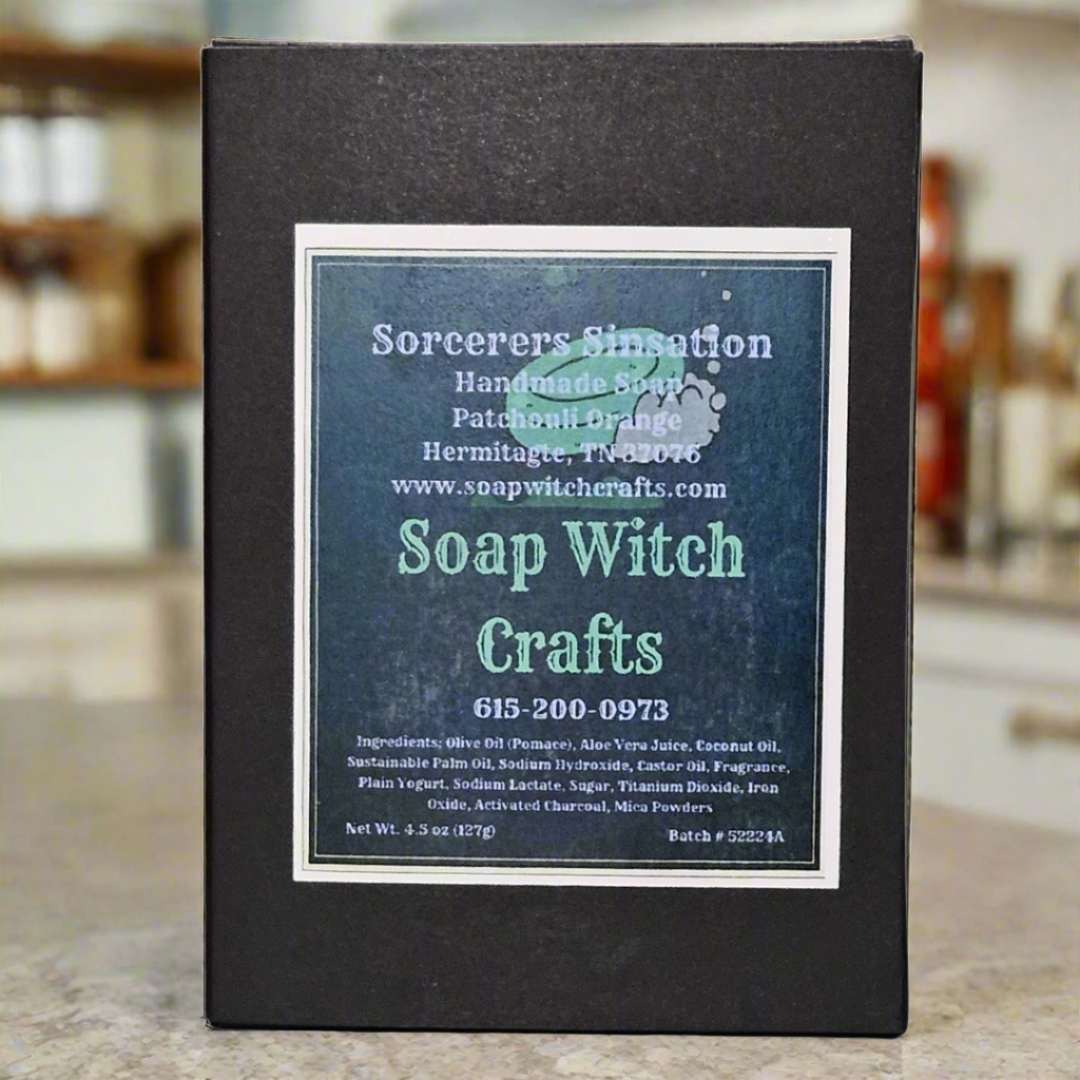 Sorcerers Sinsation Aloe Vera Bar Soap - Patchouli Orange