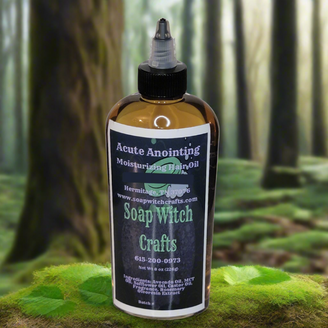 Acute Anointing Moisturizing Hair Oil - Lavender Peppermint