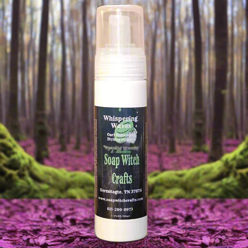 Whispering Waves Curl Enhancing Styling Mousse - Spearmint Eucalyptus