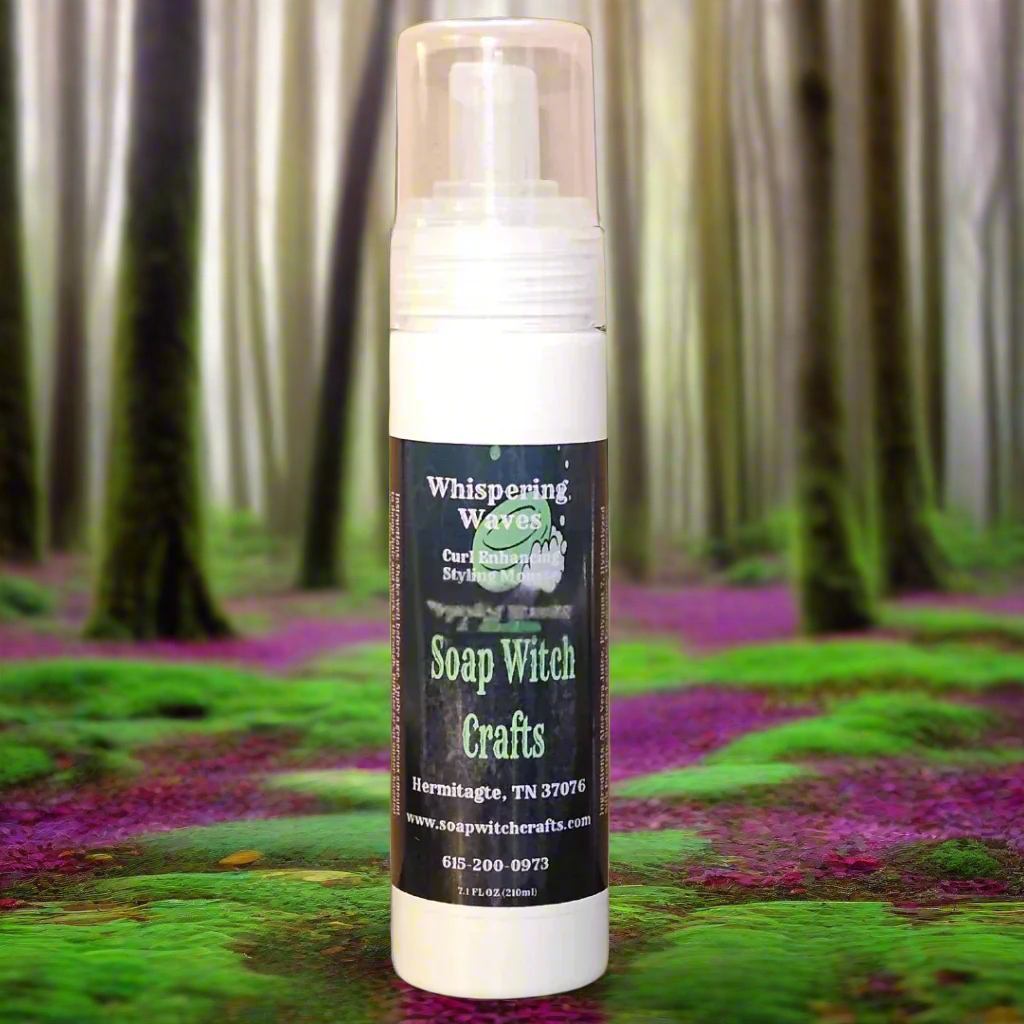 Whispering Waves Curl Enhancing Styling Mousse - Strawberry Patchouli